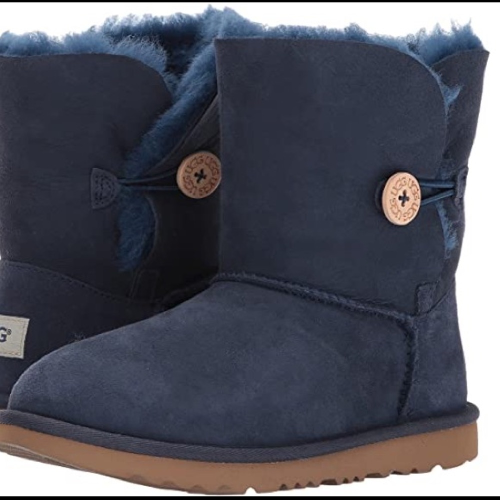 UGG Mini Bailey Button II Genuine Sherling Boot - Picture 3 of 8
